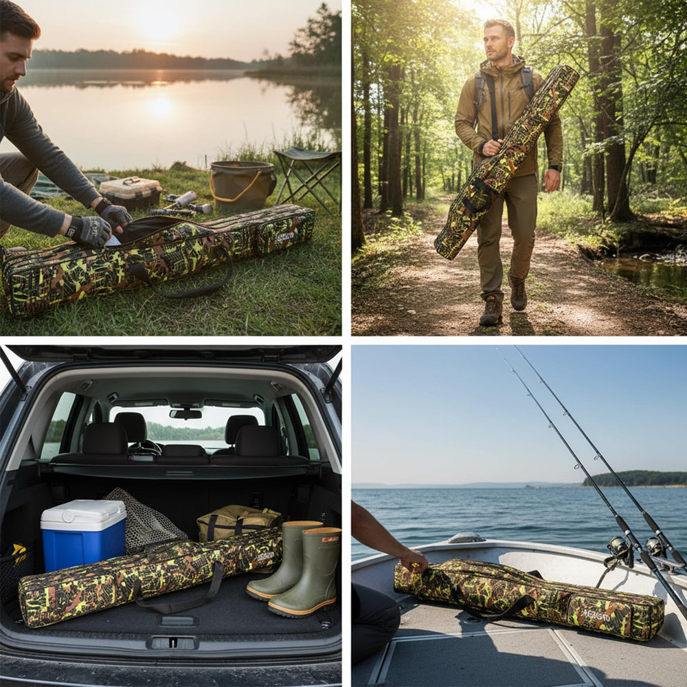 Generic front pocket for tackle keeps lures and bait within reach