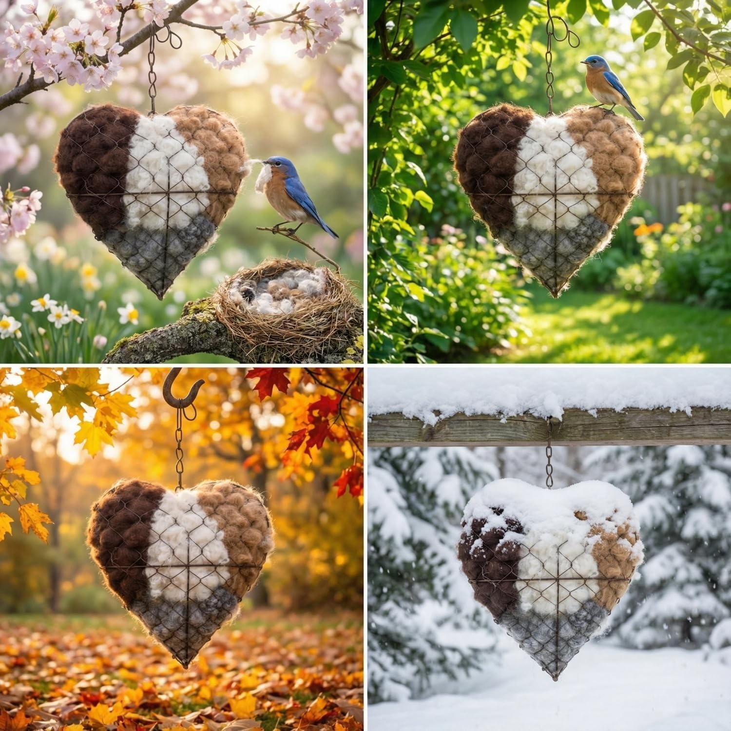 Generic garden decor heart design adds charm to outdoor spaces