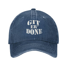 Generic Get Er Done hat back strap adjustable buckle for secure fit