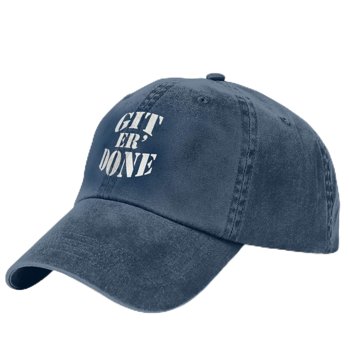 Generic Get Er Done hat front view for casual daily wear and sun protection
