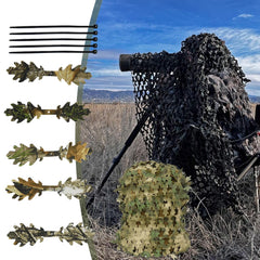 Generic Ghillie Leaf Scrim compact-lightweight design enables quick setup in tight spaces.