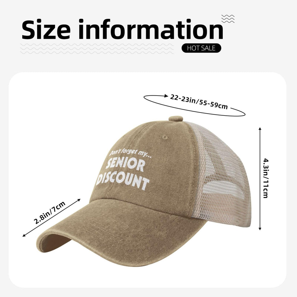 Generic gift-ready retro baseball cap view, ideal present for casual wardrobes.