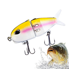 Generic Glide Bait 6cm body view highlighting realistic swimming action for bass fishing