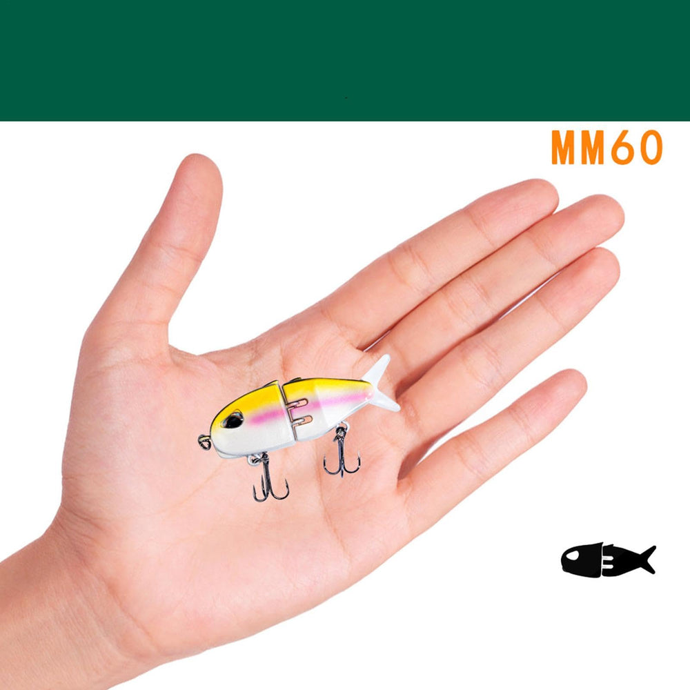 Generic Glide Bait ABS material close-up underscores tough build for aggressive days
