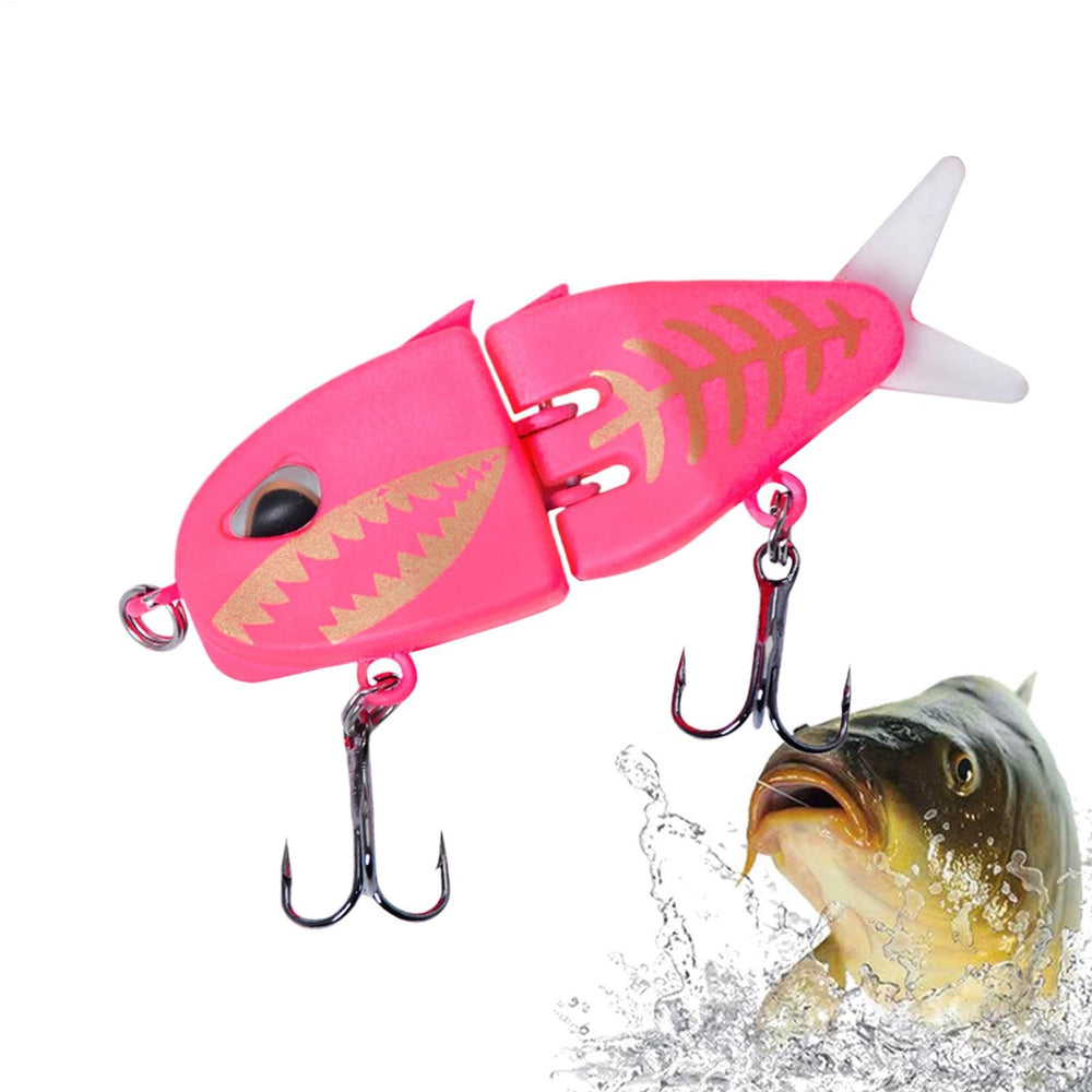 Generic Glide Bait front view showing lifelike movement for bass fishing