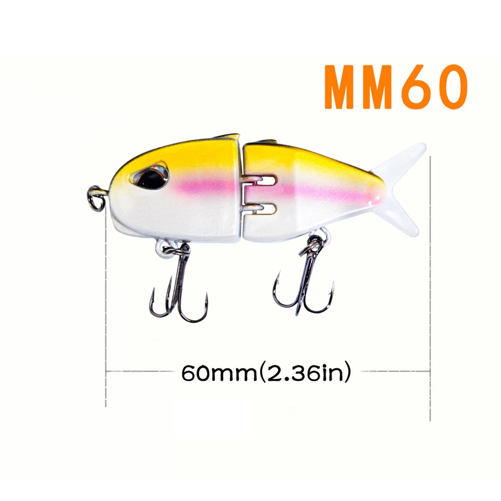Generic Glide Bait packaging displays ready-to-use lure in tackle box