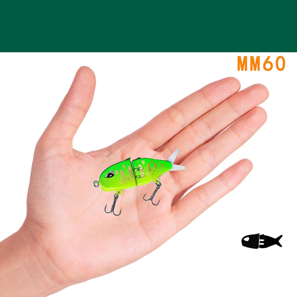 Generic Glide Bait ultra-strong ABS build stands up to power and heavy strikes.
