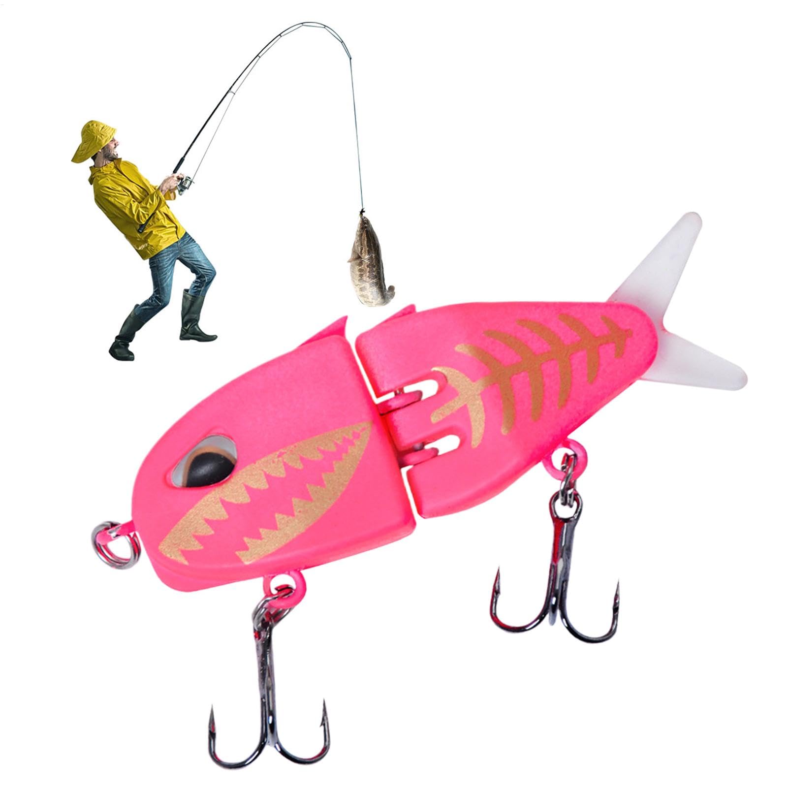 Generic Glide Bait underside detail with tri-hook design for reliable catches