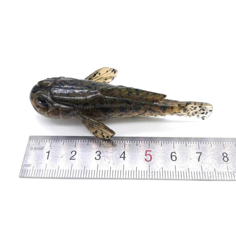Generic Goby Soft Lure with realistic color design attracting bass and perch
