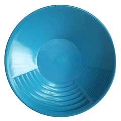 Generic Gold Pan 15-Inch Round with wide surface for efficient material processing.