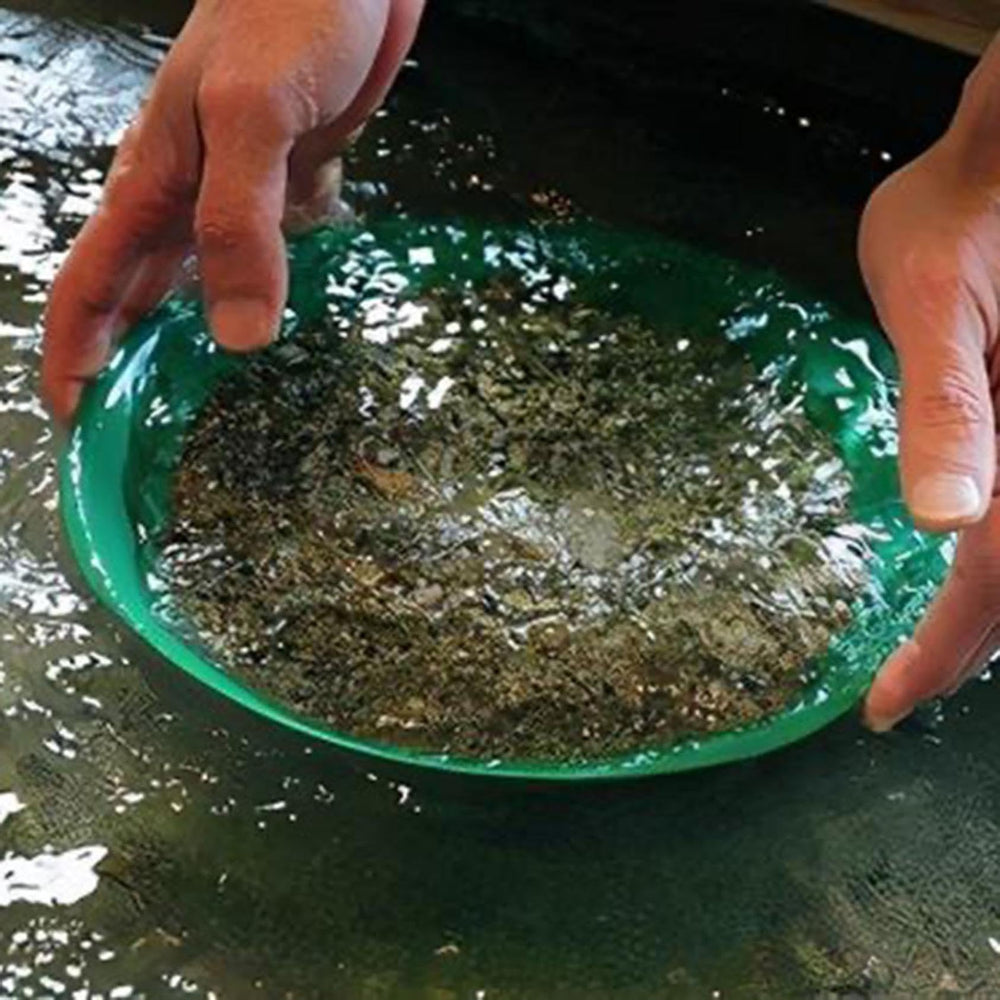 Generic Gold Pan durable-outdoor designed for rivers, streams, and creeks.