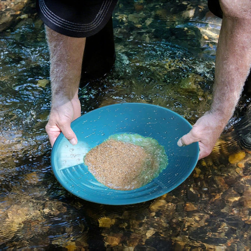 Generic Gold Pan with Multi-Stage Riffle System visible for improved gold separation.
