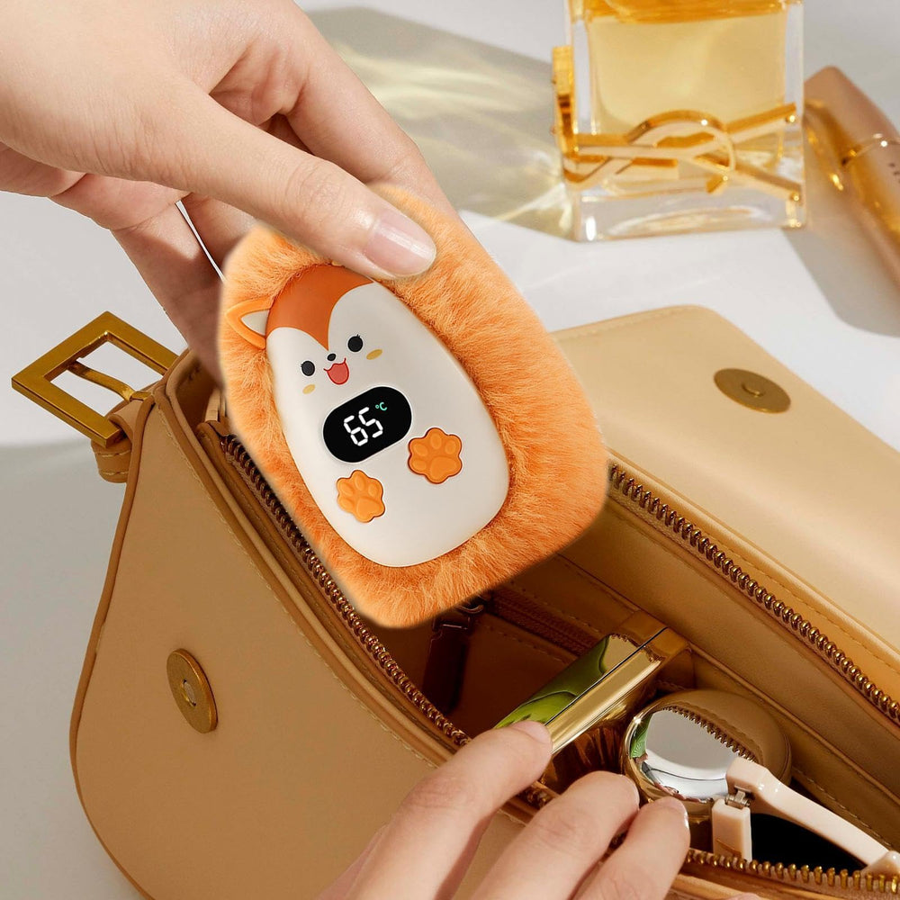Generic hand warmer with plush soft outer layer for gentle touch warmth.