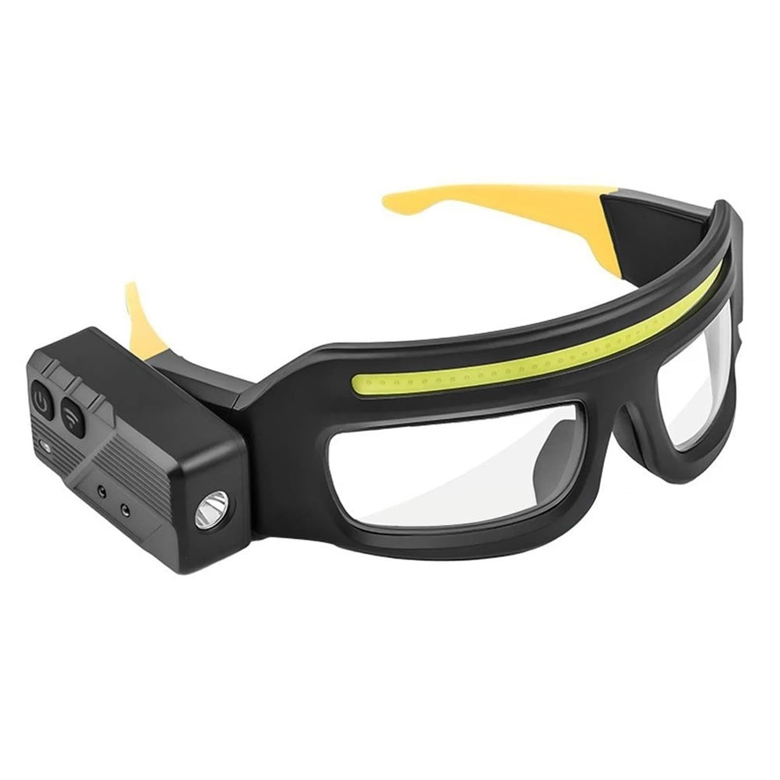 Generic headlamp glasses with motion sensor enable easy on/off without touching