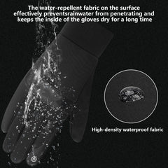 Generic Heated Gloves conductive-fiber-technology enables seamless touchscreen use
