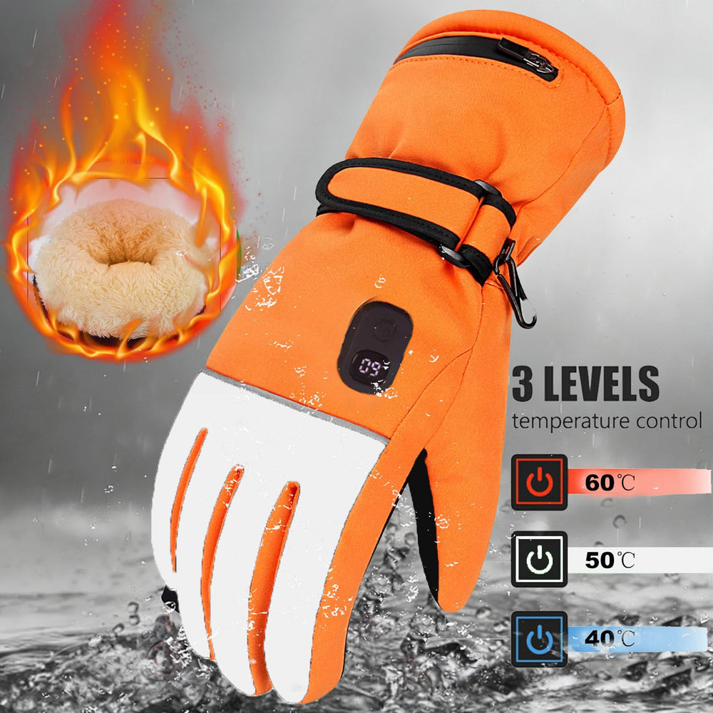 Generic heated gloves are suitable for motorcycling and skiing outings.