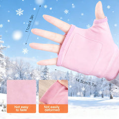Generic heated gloves demonstrating three heating modes for customizable comfort