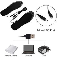 Generic heated insoles USB powered heat for instant warmth on the go.
