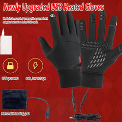 Generic Heated Mitts control panel shows three temperature settings for customization