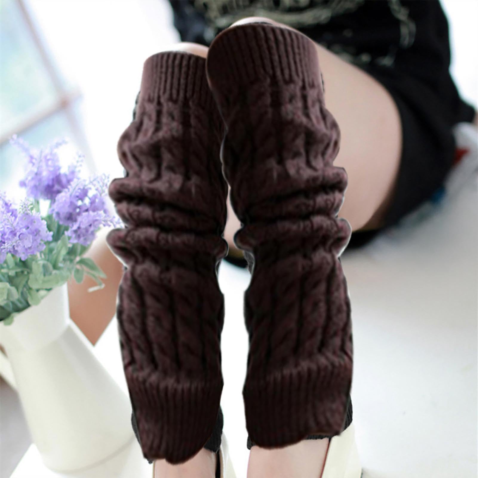 Generic Heated Socks knit cuffs deliver soft cozy protection against chilly winds