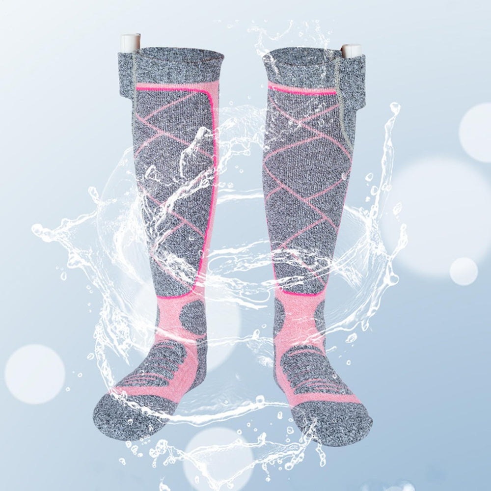 Generic heated socks compact design suitable for skiing and winter sports