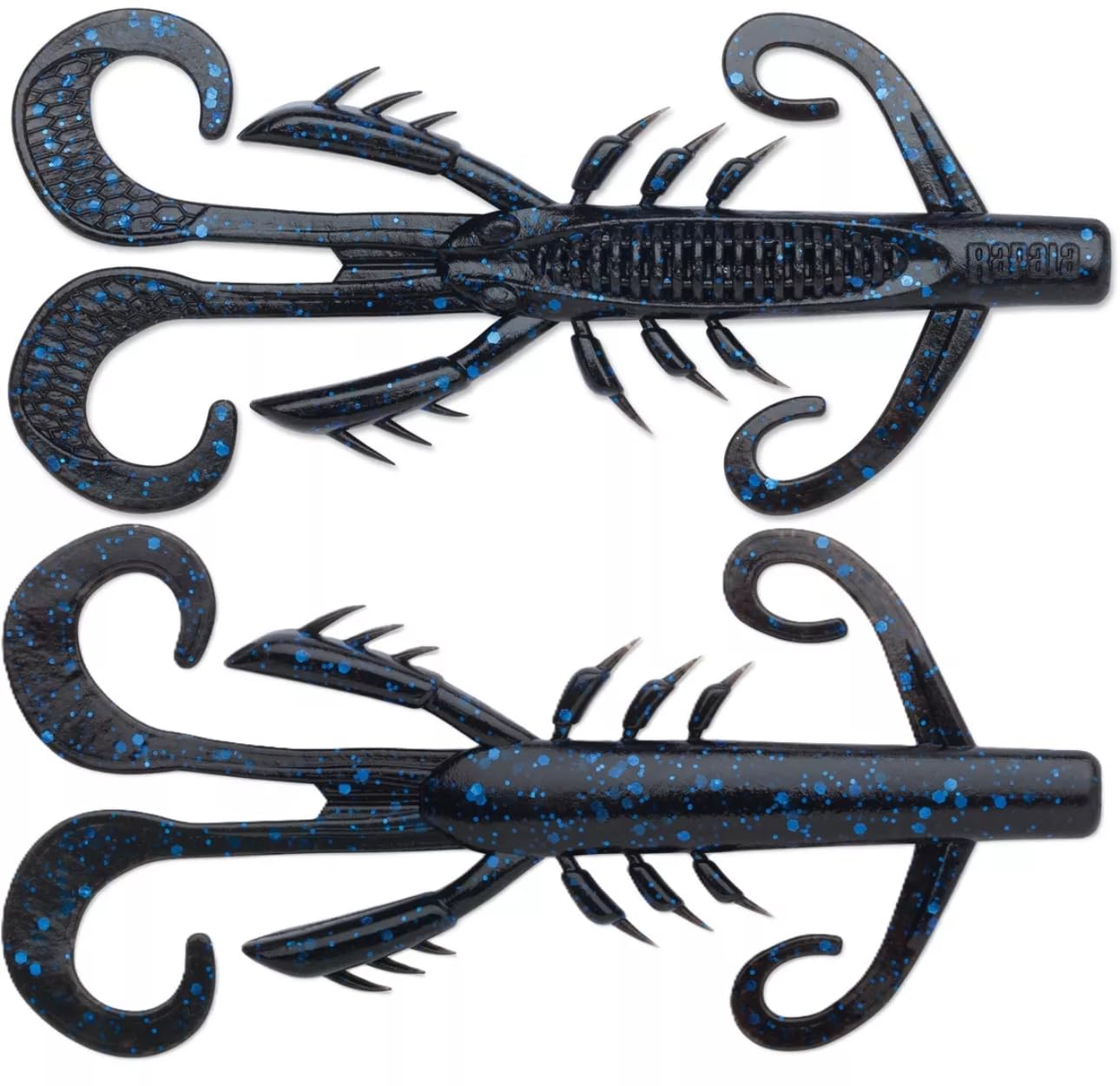 Generic Hedgehog 4-inch City Black Blue Flake lure for precise presentation and eye-catching flash
