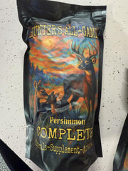Generic Hunters All Game Persimmon Complete 3-pound bag for direct ground application to attract deer.