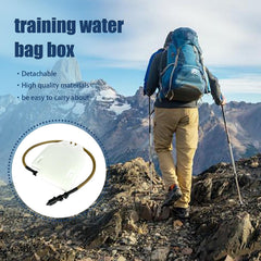 Generic Hydration Backpack bite valve close-up showing easy on/off control.