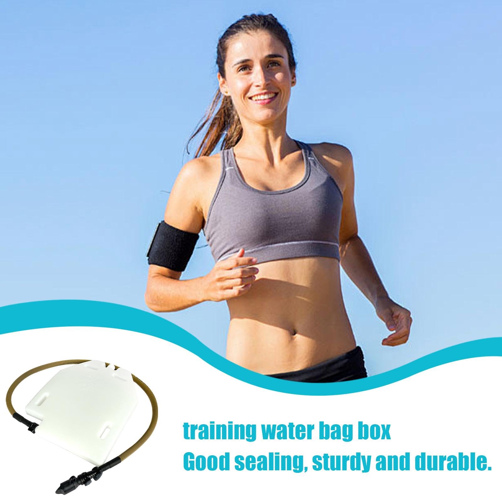 Generic Hydration Backpack detachable hose feature enabling flexible use.