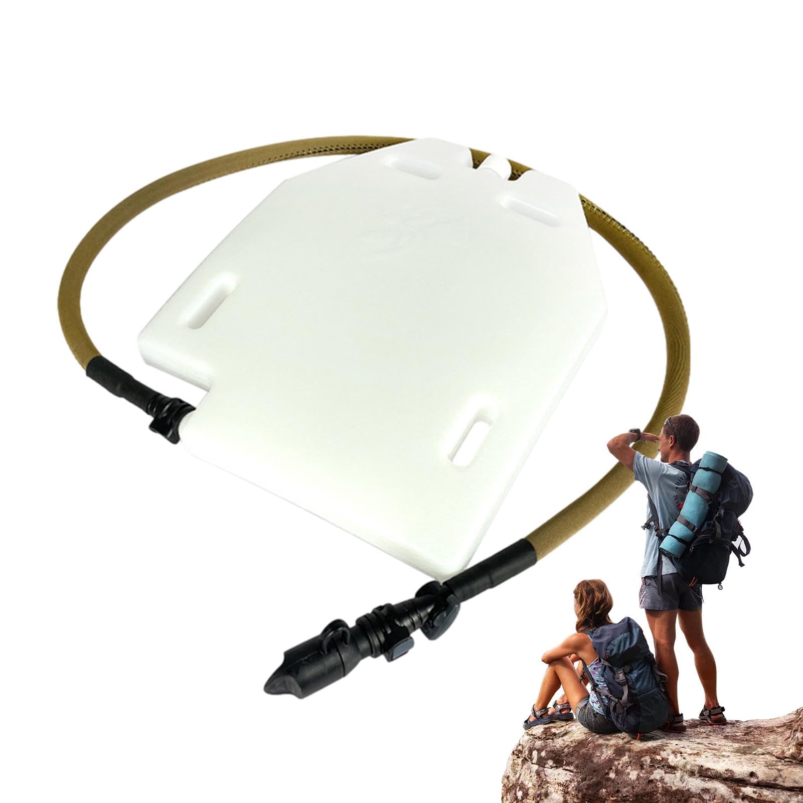 Generic Hydration Backpack in outdoor setting ready for rugged trails.