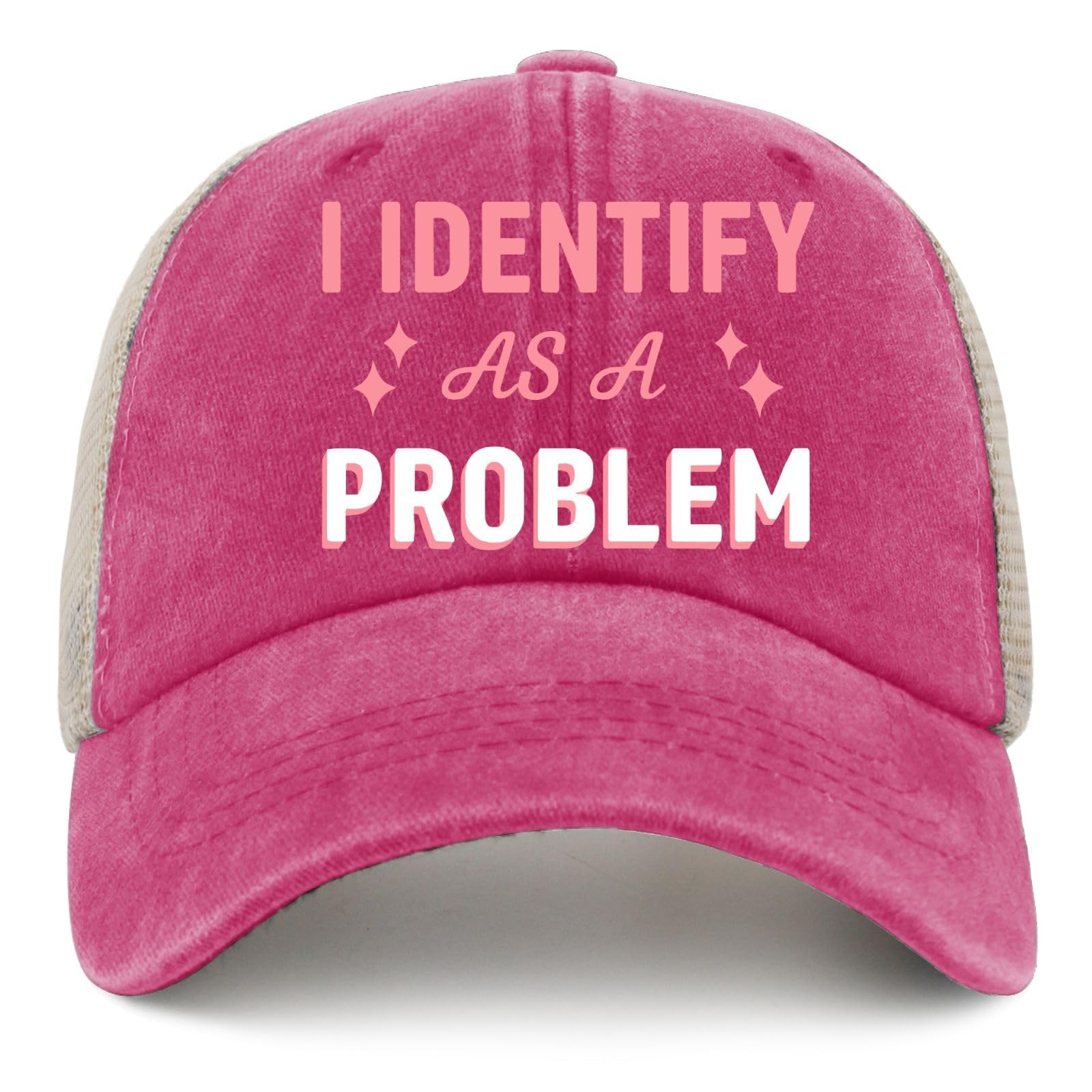 Generic I Identify As A Problem Sun Hat in a park scene as a daily travel companion
