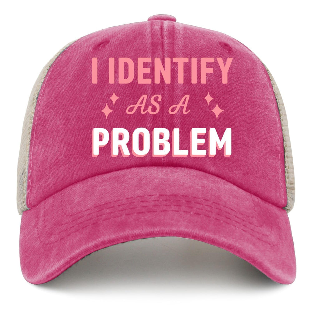 Generic I Identify As A Problem Sun Hat in a park scene as a daily travel companion