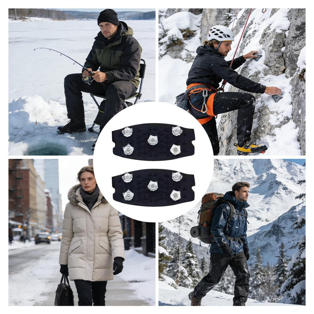 Generic Ice Cleats ideal for hiking and trail running on icy surfaces
