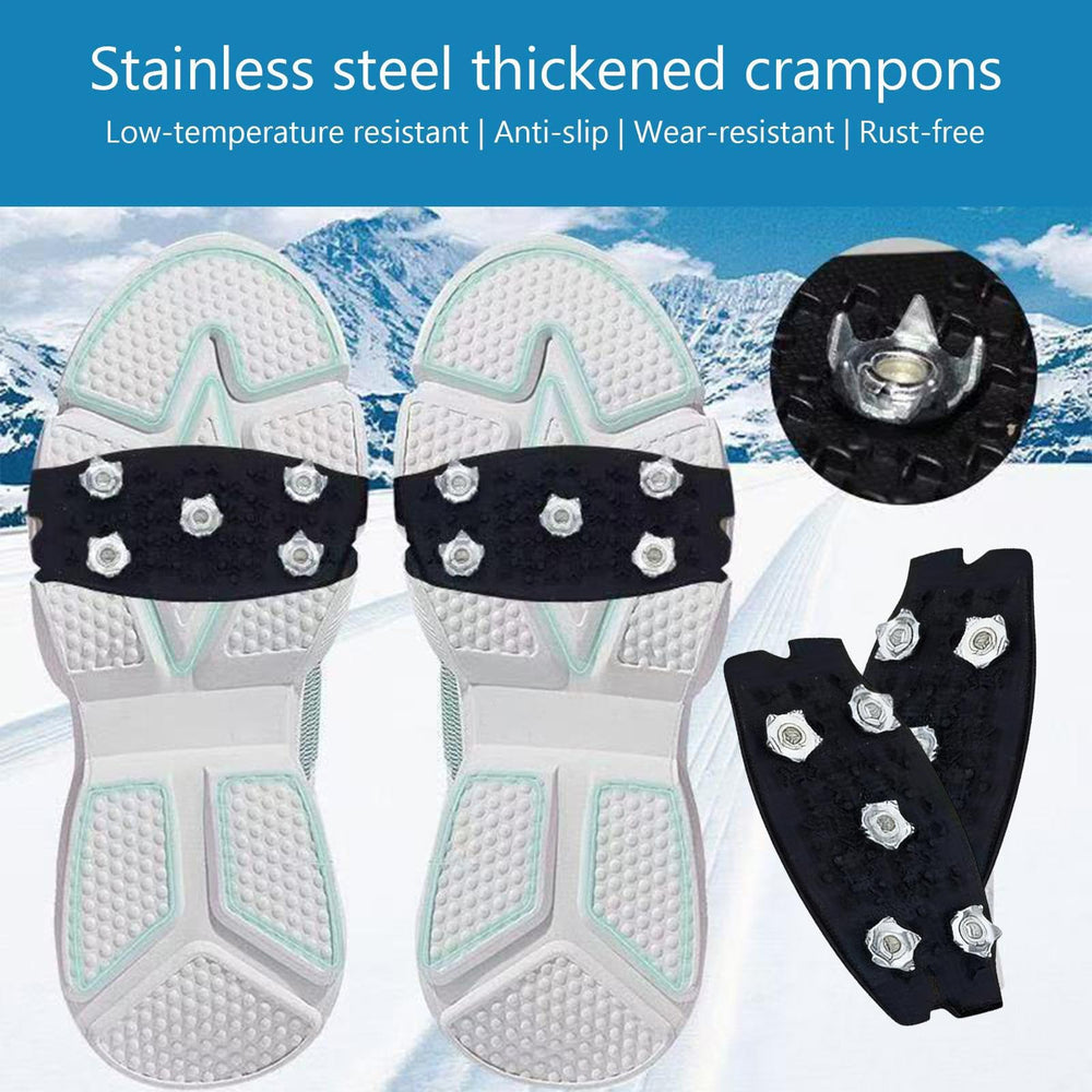 Generic Ice Cleats fit in backpacks or glove compartments for storage