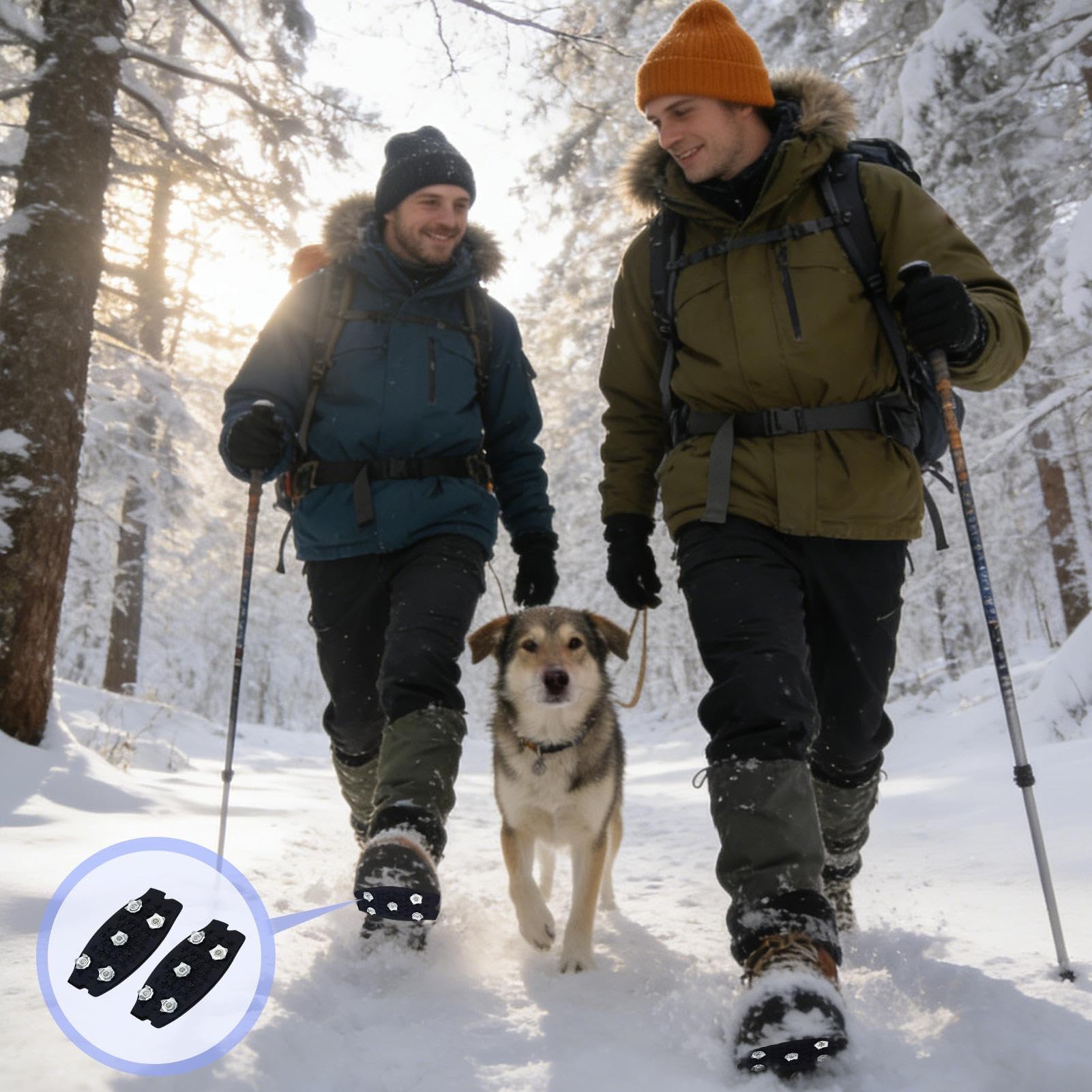 Generic Ice Cleats deliver reliable grip on snow and ice during winter walks