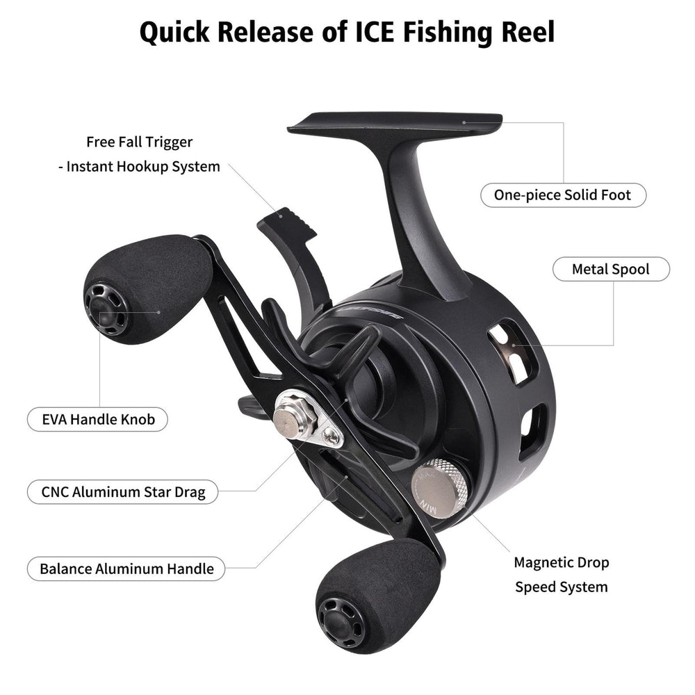 Compact, durable design suited for sea, lake, and pond fishing.