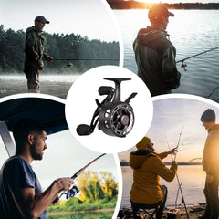 Wear-resistant body of the Generic ice fishing reel lasts season after season.