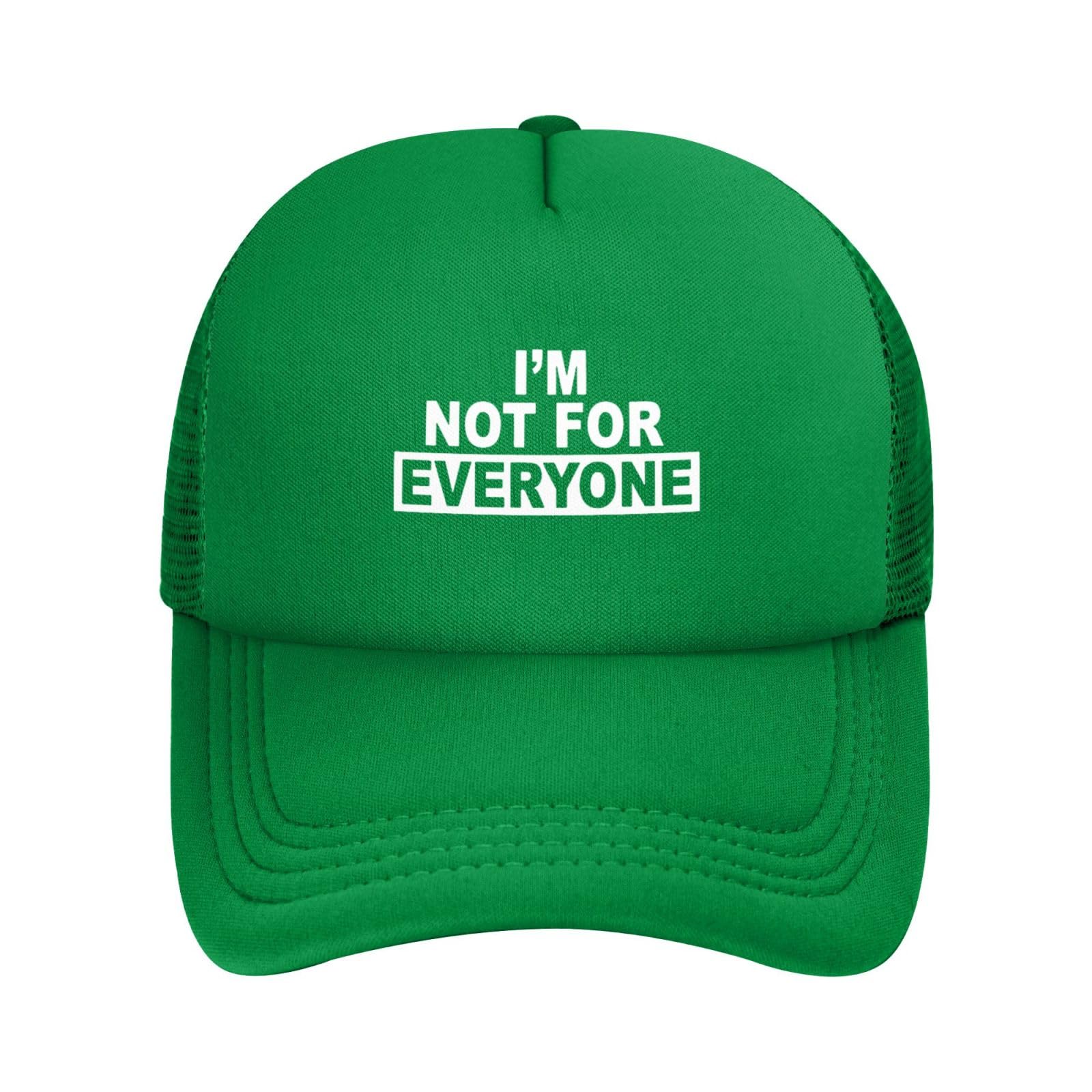 Generic im-not-for-everyone hat back mesh detail, breathable comfort for warm days