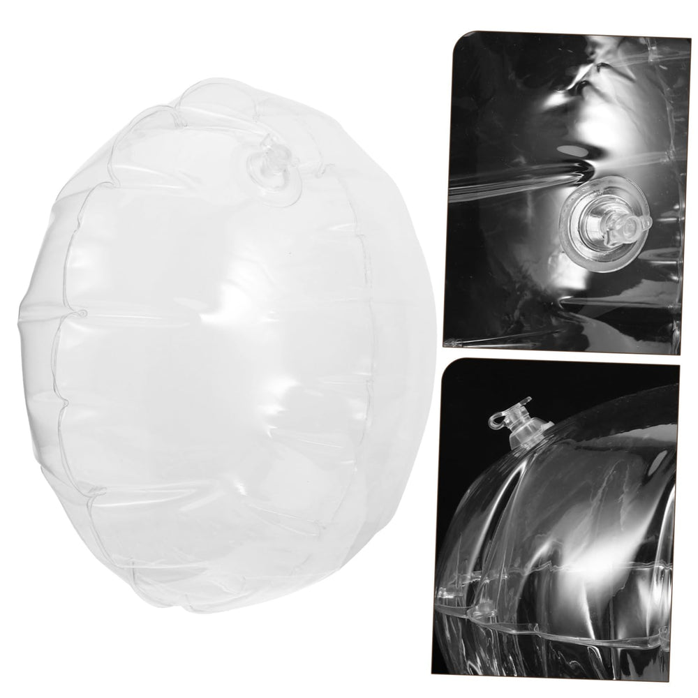 Generic inflatable pillow round clear: ergonomic design supports comfort on the go