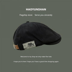 Generic ivy Gatsby inspired cap black adds vintage flair to outfits