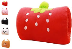 Generic Kids Cartoon Hand Pillow in red arm warmer for cozy travel adventures