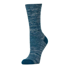 Kirkland Signature blue socks close-up shows smooth toe seam