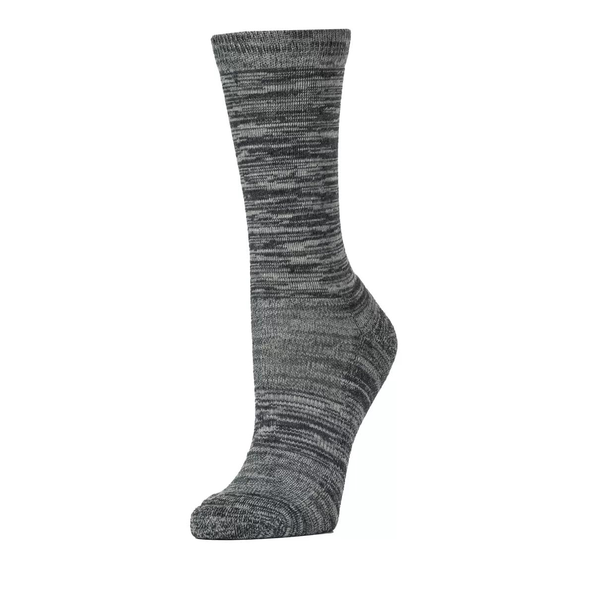 Kirkland Signature merino wool socks blue side view highlights breathable mesh panels
