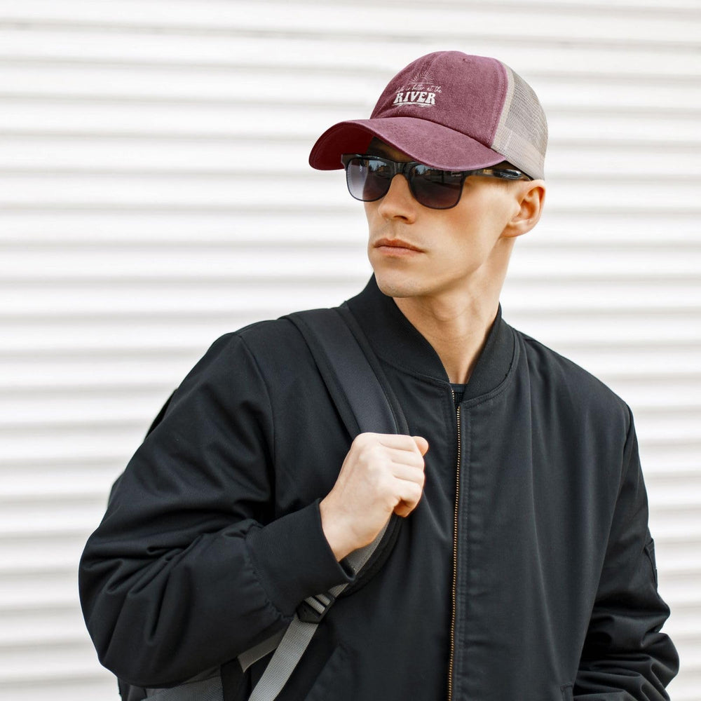 Generic Life River mesh hat adjustable buckle, fits most head sizes for a personalized fit.