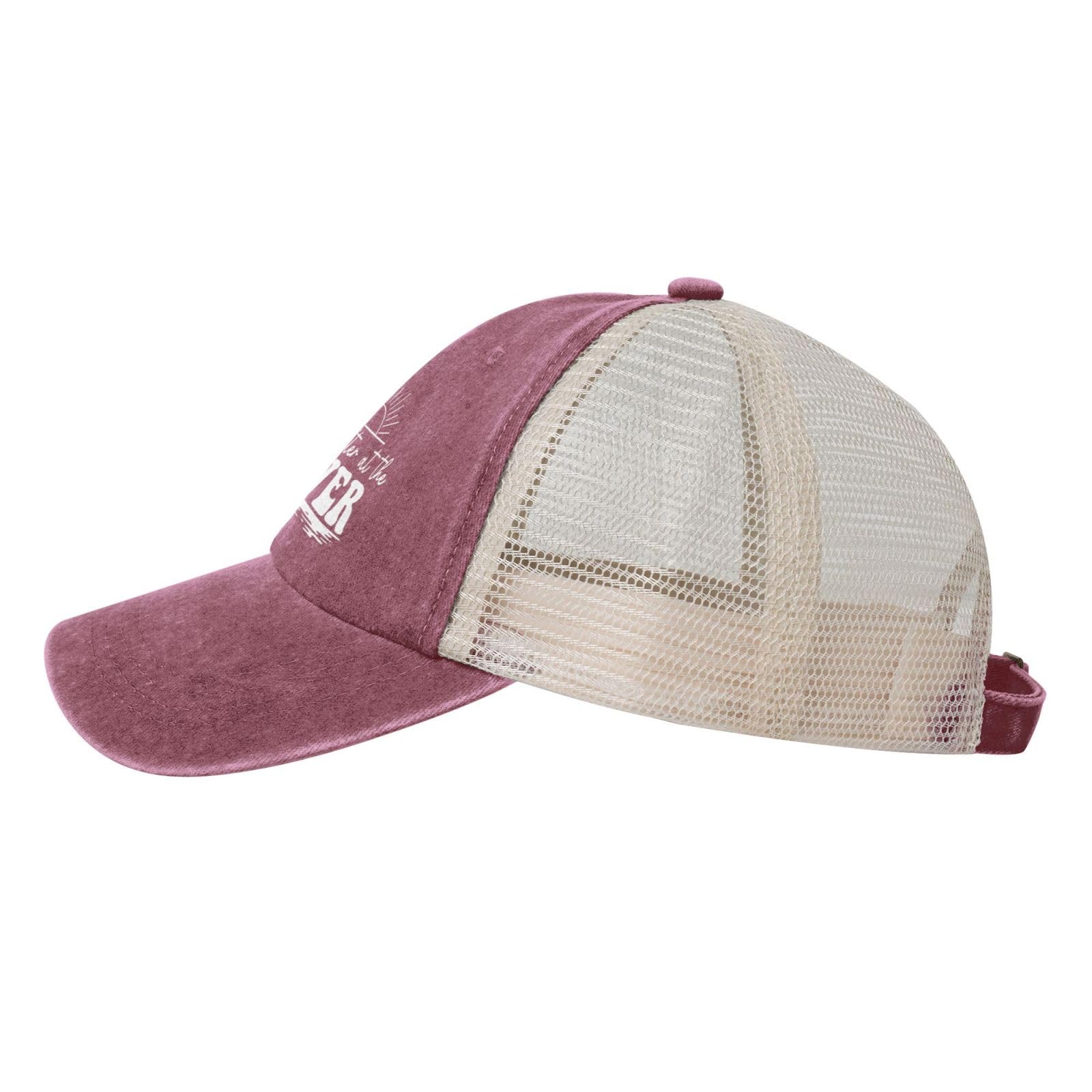 Generic Life River mesh hat back mesh, enhances ventilation on hot days.