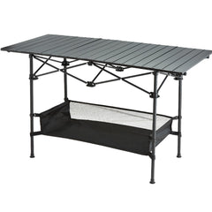 Generic lightweight folding table in carry bag for easy transport and quick setup.