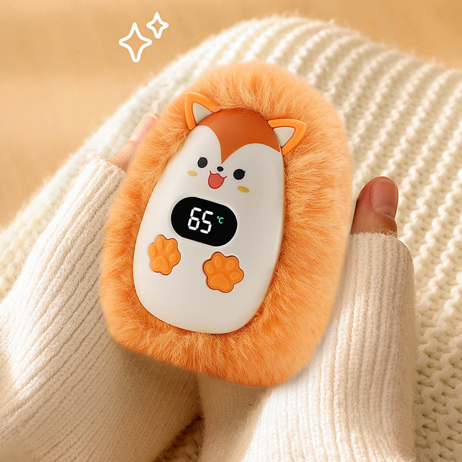 Generic built-in battery hand warmer offers long-lasting warmth during commutes.