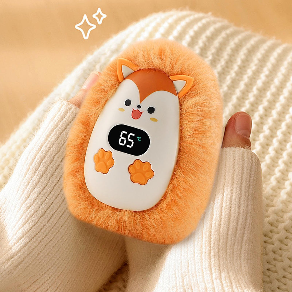 Generic built-in battery hand warmer offers long-lasting warmth during commutes.