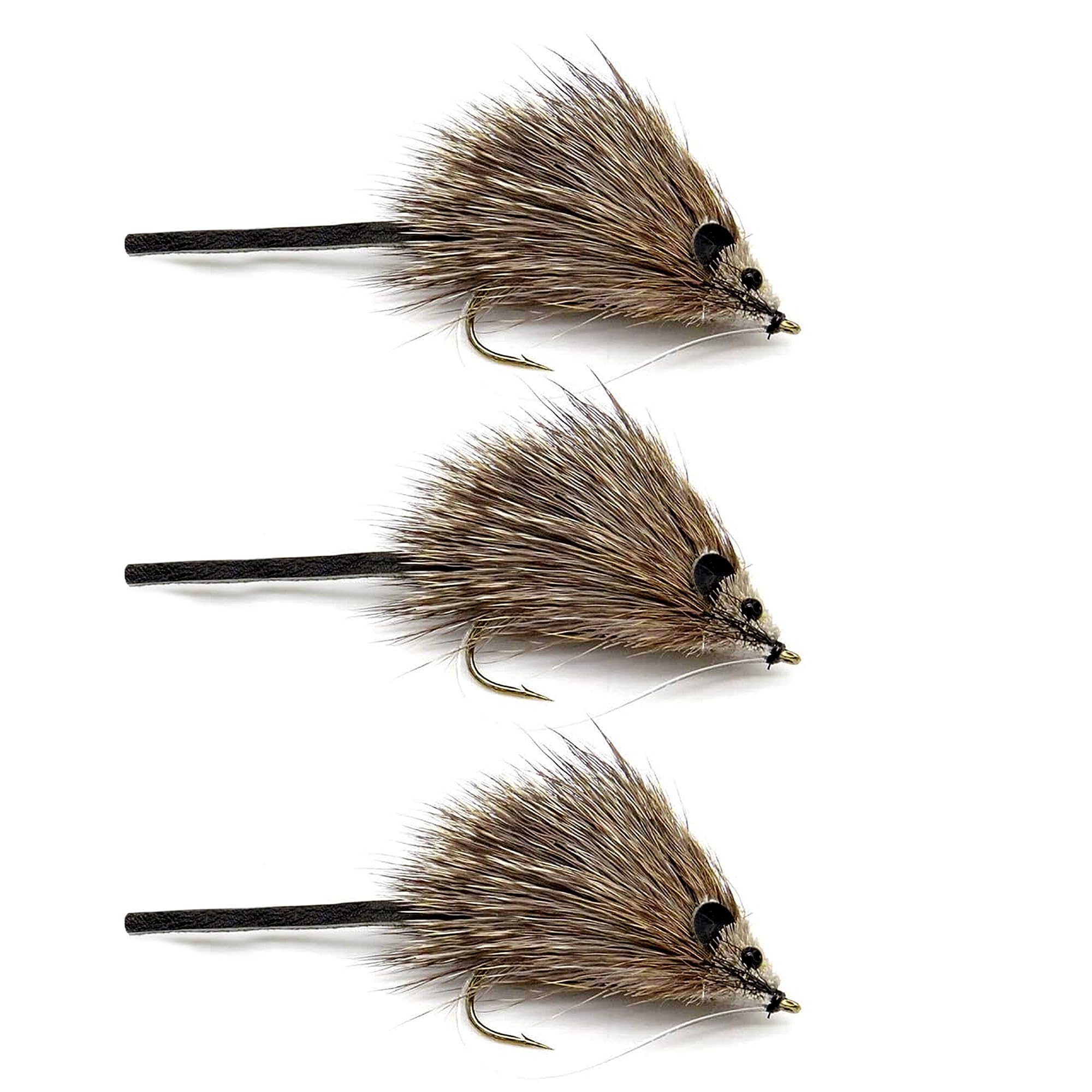 Generic Mad Mouse hand-tied fly with lifelike texture for trout attraction.