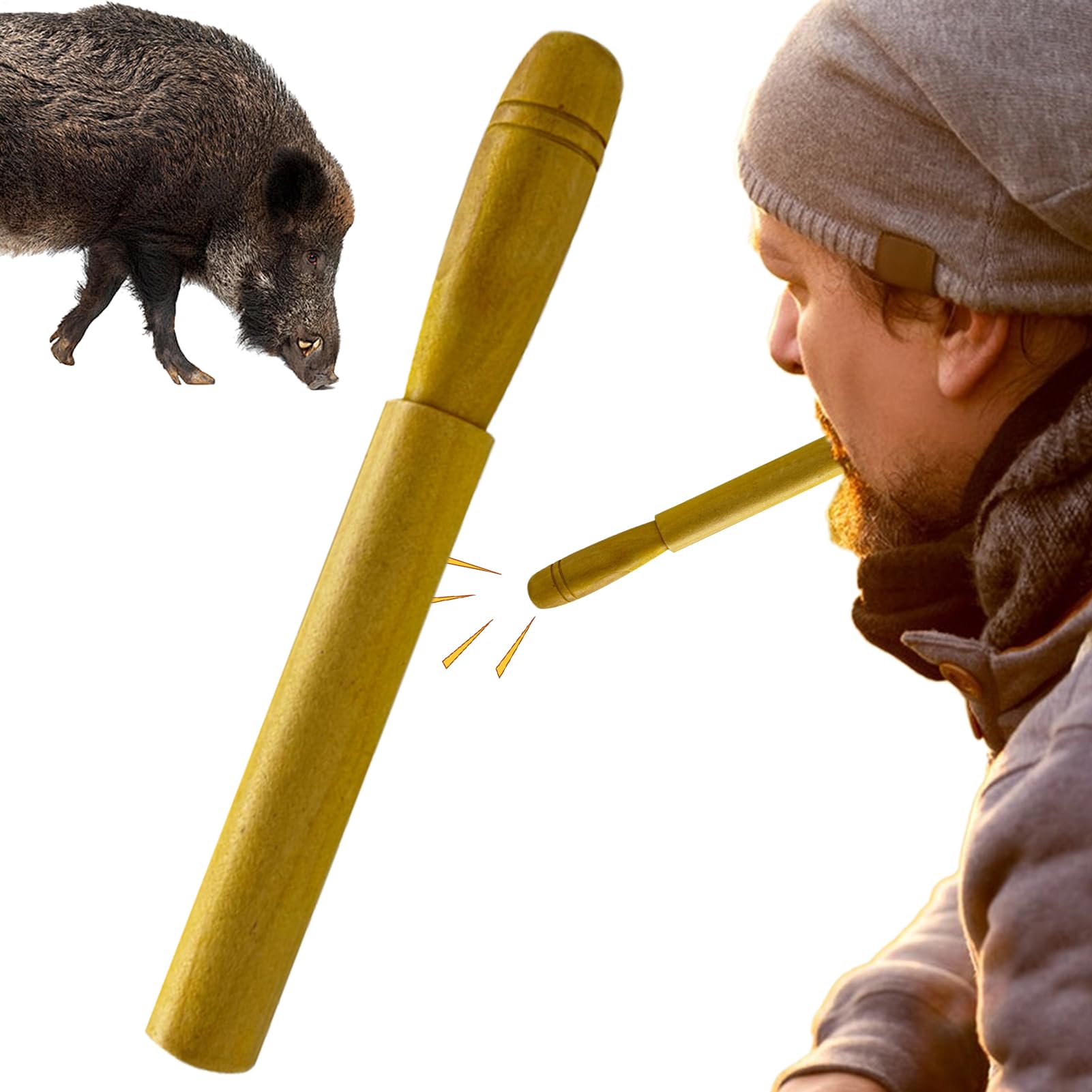 Generic Men Women Hunters benefit from versatile, portable pig call.